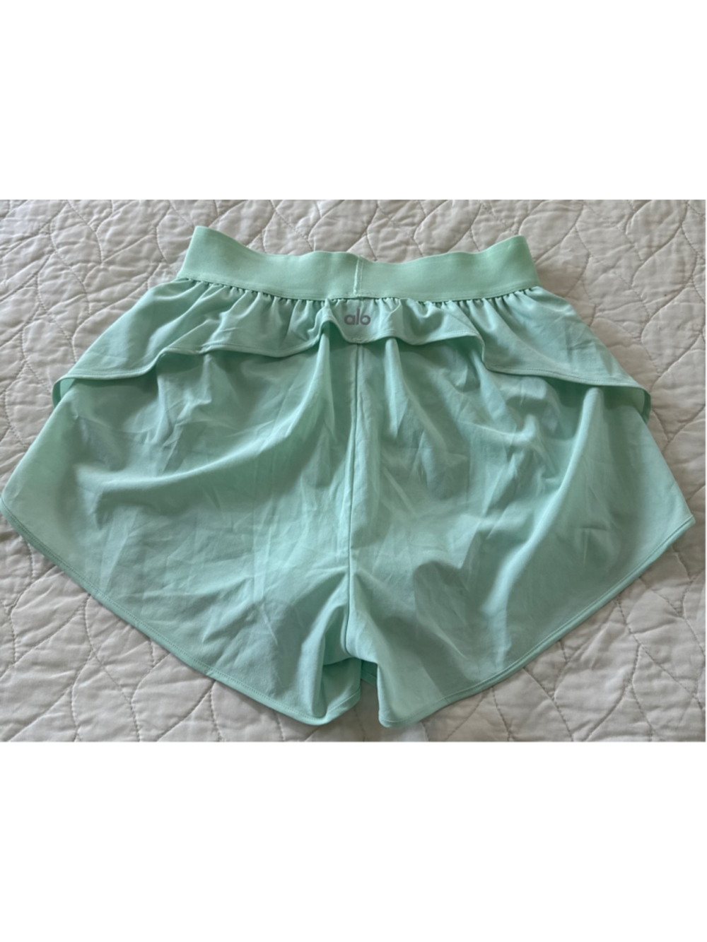 Alo Yoga Match Point Short Green S - Picture 2 of 4
